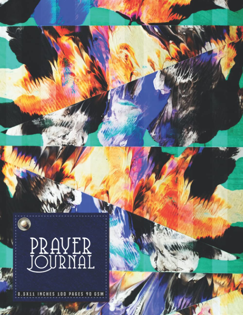 PRAYER JOURNAL: 8.5x11 inches, 100 pages, 90 gsm.