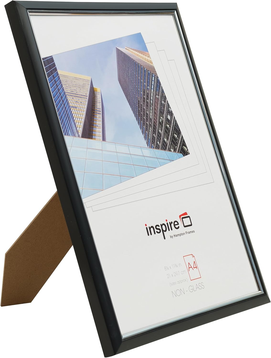 Hampton Frames EASY LOADER Poster Certificate Photo Frame Plexi Black A4 (21x30cm) EASA4BKP