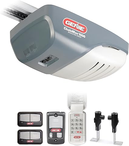 Genie ChainMax 1000 Garage Door Opener - Durable Chain Drive