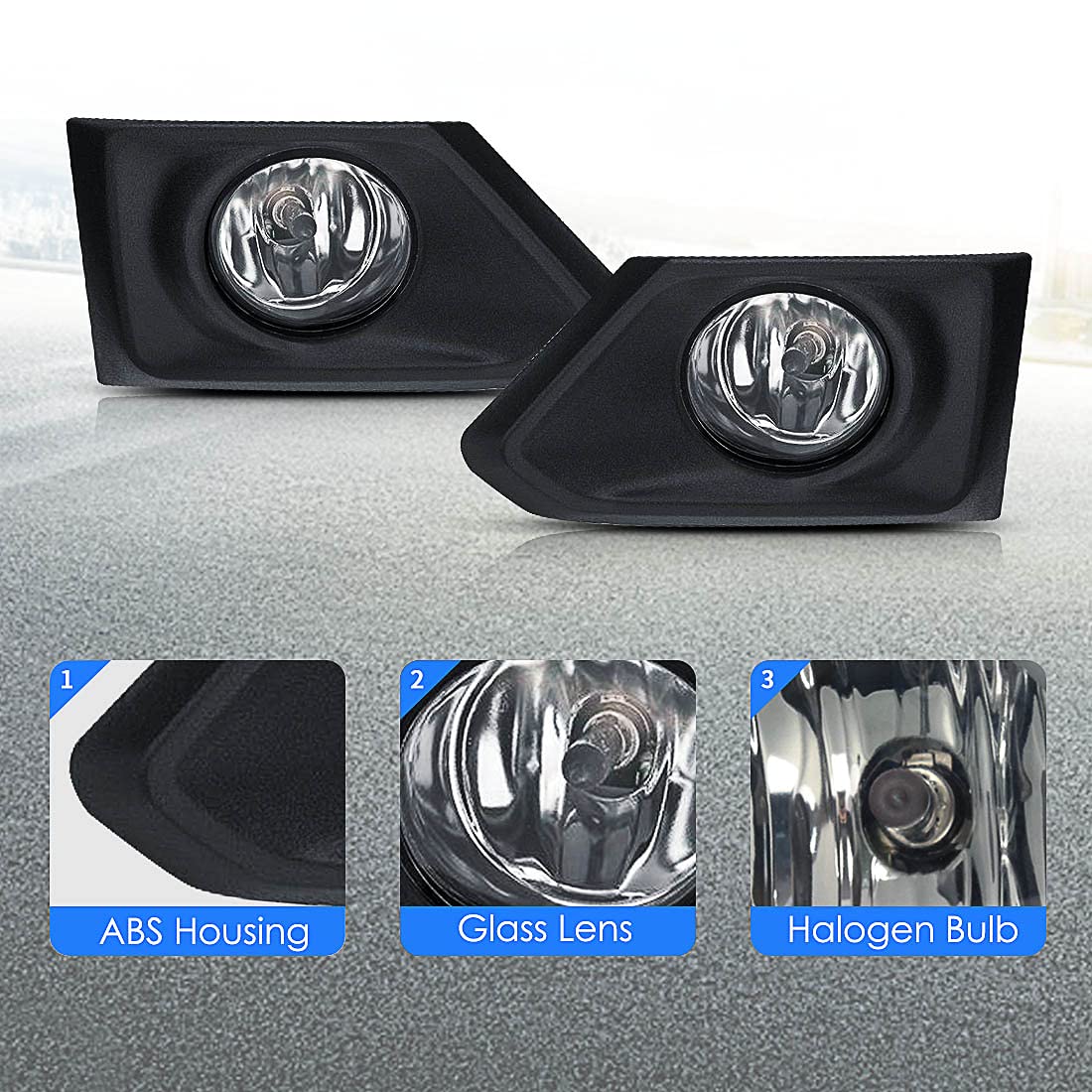 Luces Antiniebla LED Con Señal De Giro Para Nissan Altima 2019-2021 – Juego Frontal Izquierdo Y Derecho