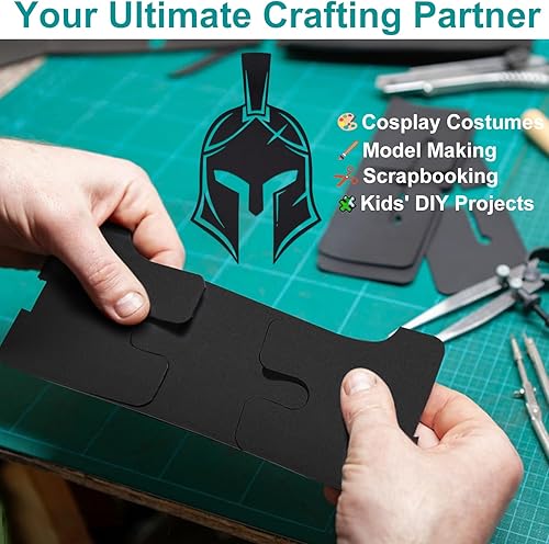 Miniatura 5 de Rollo de espuma EVA  Hojas de espuma EVA para manualidades, disfraces de cosplay, proyectos de bricolaje, 0.079 pulgadas de grosor, 51 x 13.8