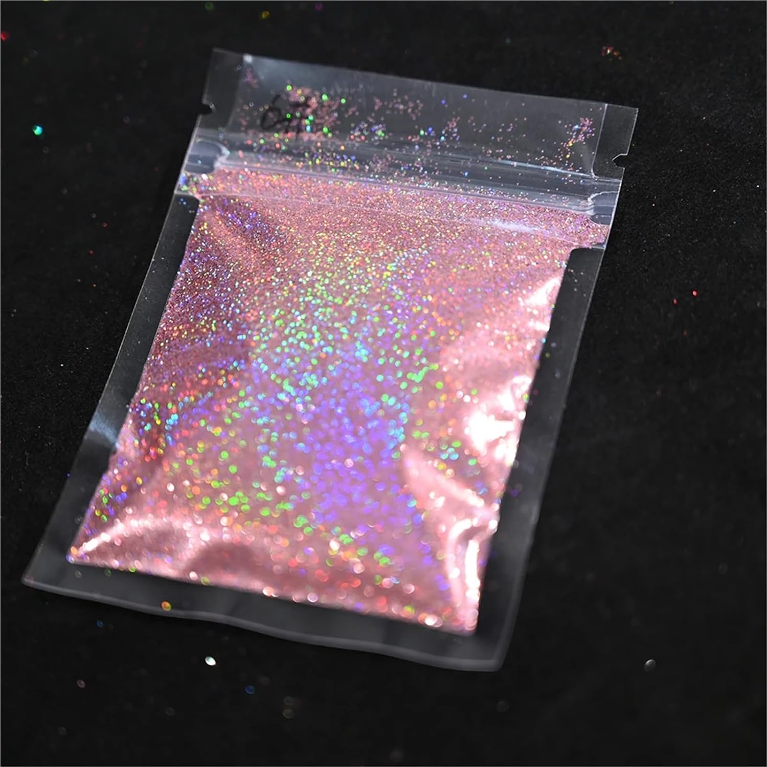 Fine Glitter for Crafts 10pcs 10g/pc Rainbow Nail Glitter 0.2MM Sparkly Powder Dazzling Dust DIY Nail Art Decoration(06)