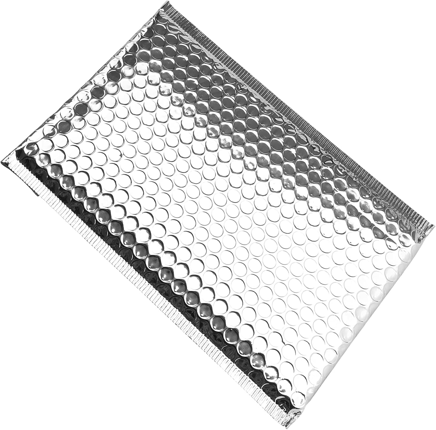 75 PCS Metallic Bubble Mailers, 6 x 9 Inch Poly Padded Mailers Cushioned Envelopes, Foil Self Seal Shipping Bags for Mailing, Shipping, Packing, Silver