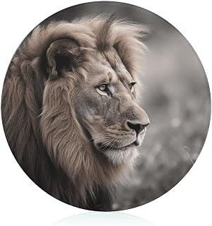 Cutting Boards for Kitchen Chopping Board Wildlife Lion Tempered Glass Chopping Block for Chopping Meat Cheese