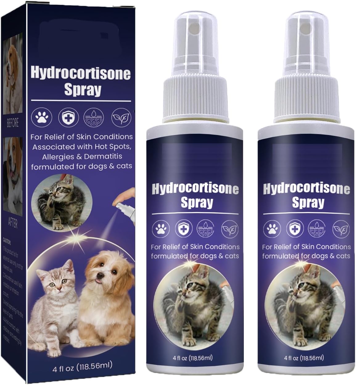 AntiItch Spray for Pets, Spray for Dogs&Cats, Pet Anti Itch Relief Spray, Pet AntiItch Spray
