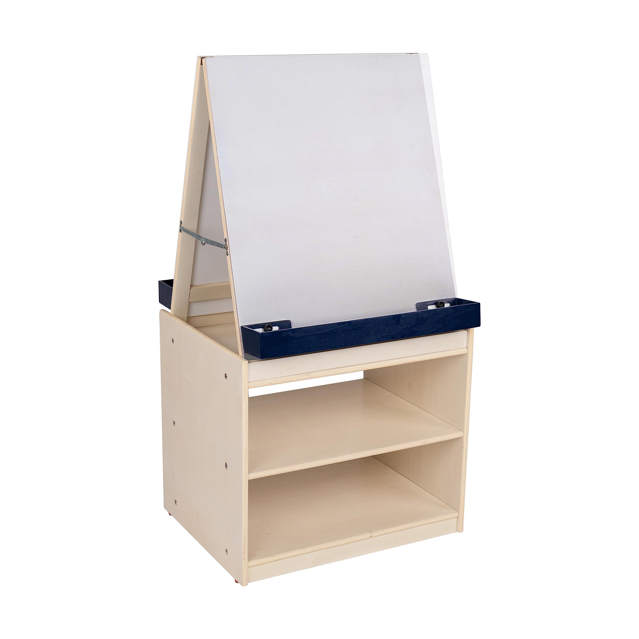 Children’s Factory Mobile Art Center, Two-Sided Kids Art Station, Painting Easel for Classrooms, Durable Design, Assembly Required