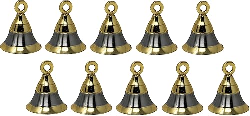 Jingle Bell - Campana decorativa de latón de 2 pulgadas, campanas para mascotas, perros, gatos, colgantes de árbol de Navidad, campanas para