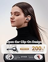 Vista 2 de JOYROOM OE3 - Auriculares inalámbricos Bluetooth con clip para correr, entrenamiento, deporte, comodidad ultraligera, graves profundos, sonido