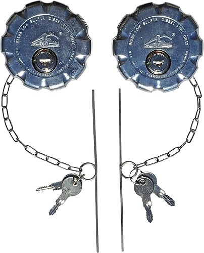 Tapón de combustible diésel de bloqueo nominal de 3 pulgadas con llave igual para modelos seleccionados de tanques de combustible Volvo Mack con
