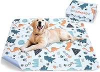 Vista 22 de Almohadillas lavables para orina para perros, 2 paquetes pequeños de 18"x24", almohadillas reutilizables súper absorbentes para cachorros