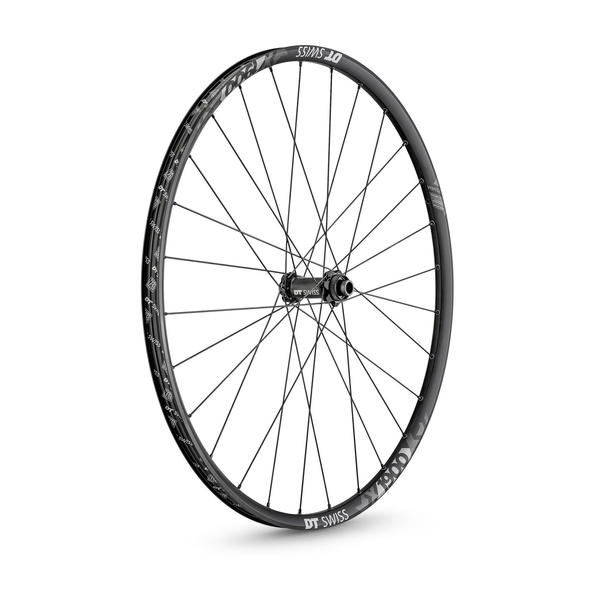 DT Swissx1900 Spline 25 Front Wheel - 29'', 15x100mm, Center-Lock, Black, 2140060001