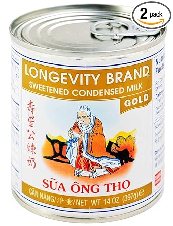 Sweetened condensed milk label