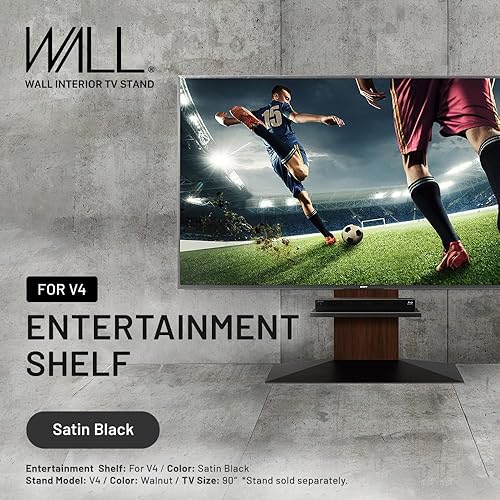 Miniatura 3 de WALL Estante de entretenimiento para soporte de TV modelo V4, perfecto para reproductor de DVDBlu-ray, consola de videojuegos, grabadora de video