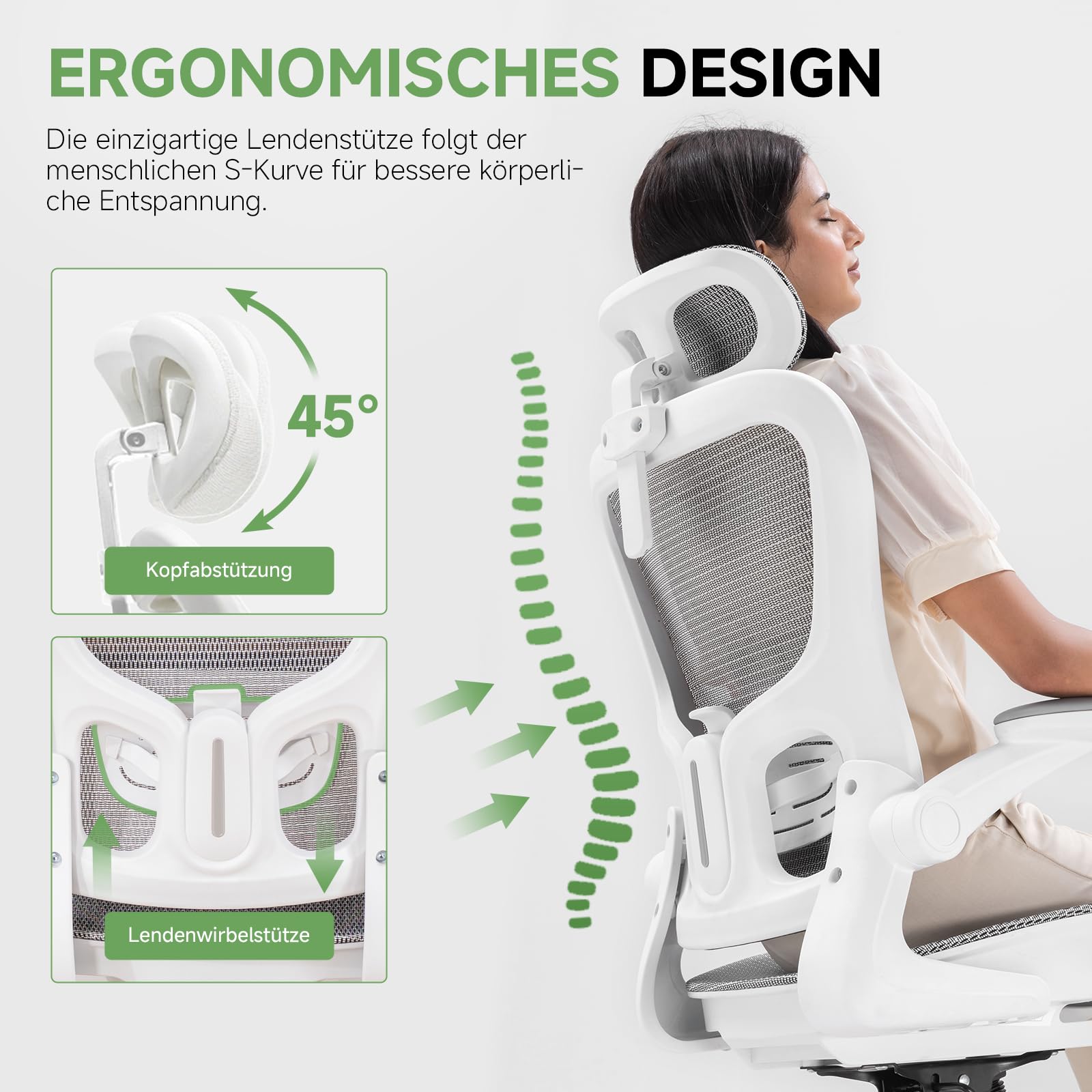 Gtplayer Bürostuhl Ergonomisch – Bild 6