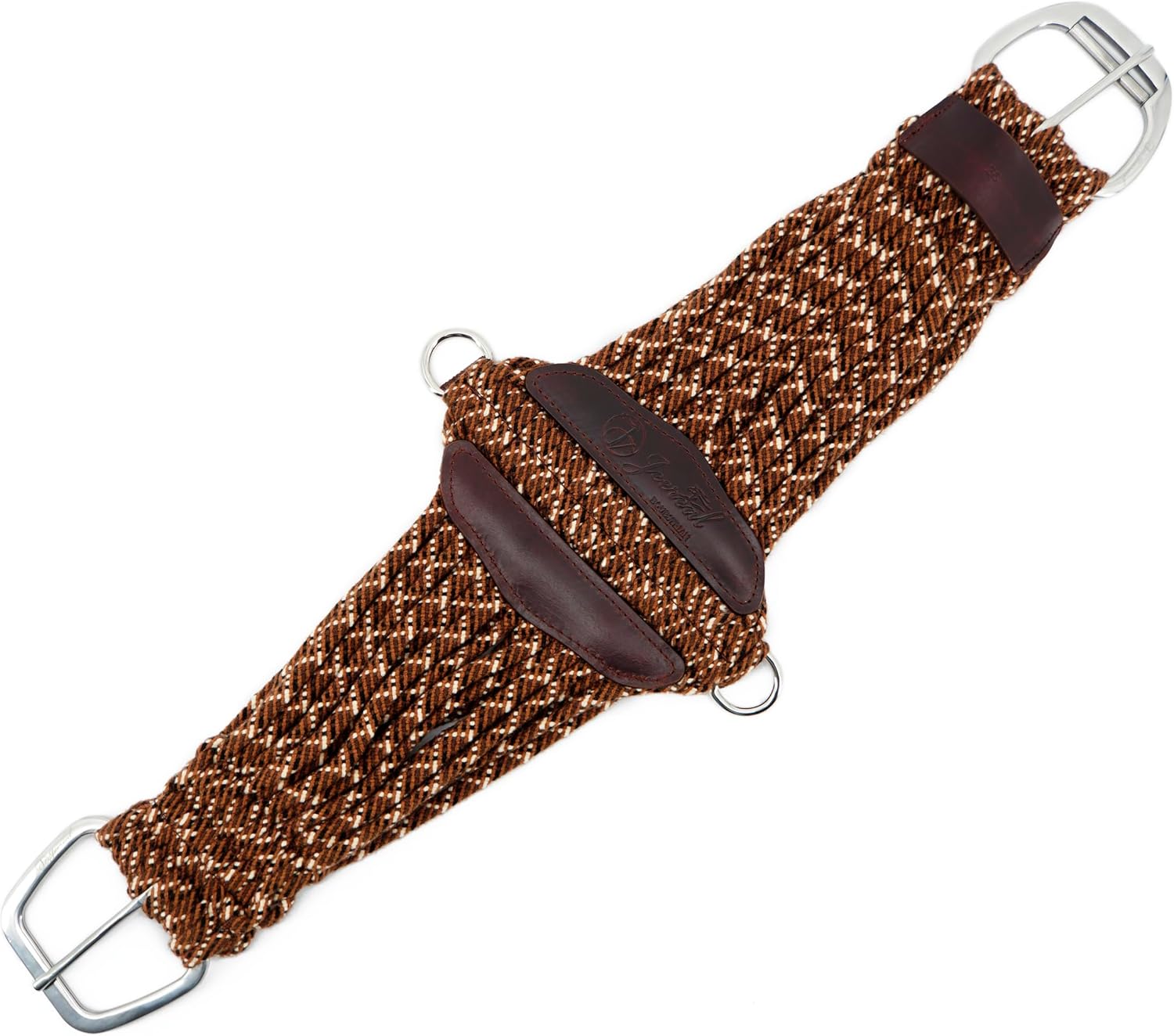 Jeereal Western Cinch Horse Girth, Acrylic Cotton Blend 23 Strand Saddle Roper Horse Cinch,Stain Resistant, Easy to Clean and Soft Texture Western Horse Riding Supplies