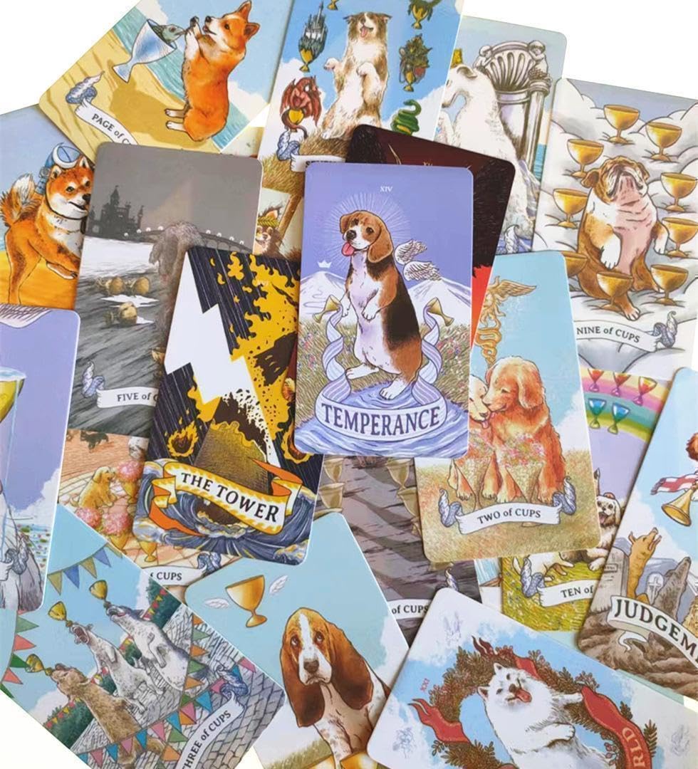 Amazon.co.jp: AIBO TAROT DECK アイボタロット 犬 占い 柴犬 タロット