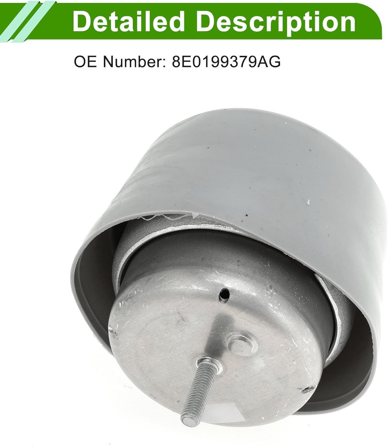 No.8E0199379AG Engine Motor Mount for Audi A4B7 2005-2008 1.8T MT Durable Silver Tone Left Right Engine Mounting 1 Pc