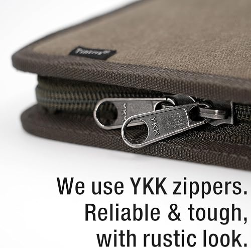 Miniatura 4 de Funda para cuaderno con cremallera para cuaderno de 5.5 x 8.25 pulgadas, A5, Moleskine LEUCHTTURM, cuadernos de bocetos, blocs legales con soporte