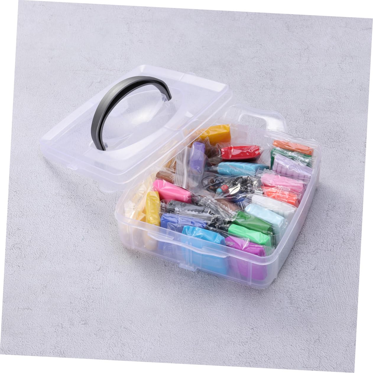 Kit Argilla da Modellare 24 Colori in Pvc per Bambini | 24 Tonalità, Morbida e Non Appiccicosa, Accessori Inclusi per Creare Forme Creative