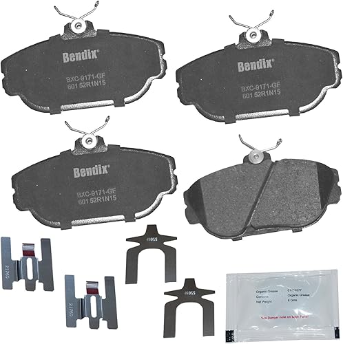 Vista 182 de Bendix Priority1 CFC1035 Pastillas de freno delanteras de cerámica para modelos seleccionados Chevrolet Aveo, Aveo5, Optra, Spark, Spark EV, Pontiac