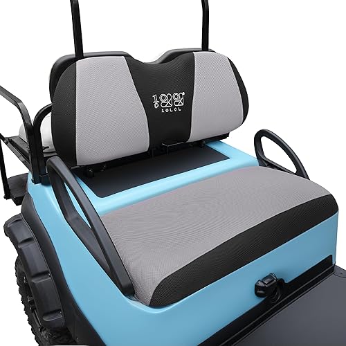 Miniatura 1 de 10L0L Fundas de asiento para carrito de golf para automóvil de club y Yamaha, juego de fundas de asiento delantero para todas las estaciones,