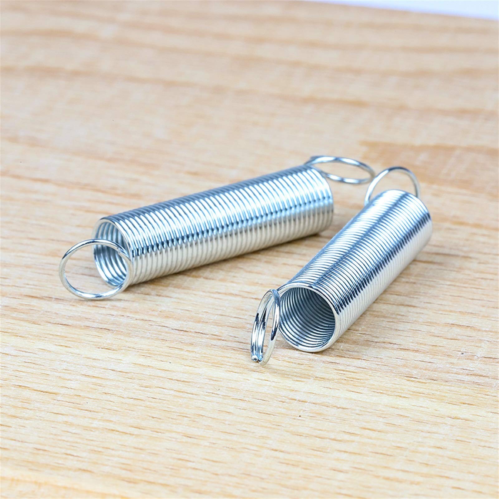 Lnanqing-Molle di Compressione Kit di assortimento di Filo a Molla a Compressione Set di Molla di Estensione in Acciaio zincato, 200pcs / Set, Buona Resistenza a corrosione