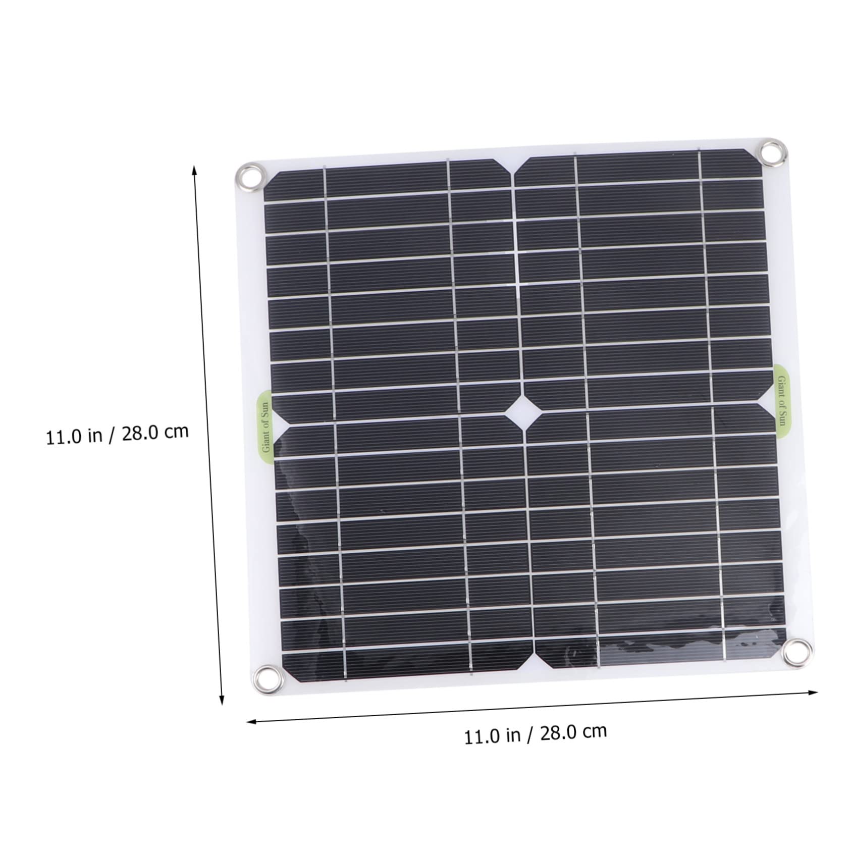 INOOMP Kits De Paneles Solares Monocristalino Para Exteriores Panel Solar De Silicio Energía Solar Móvil De Emergencia Autocaravana y