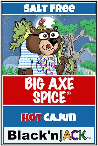 Vista 30 de Botella tamaño chef de 14 onzas. Mega Flavor Original multiusos - Big Axe Spice condimentos sin sal a granel