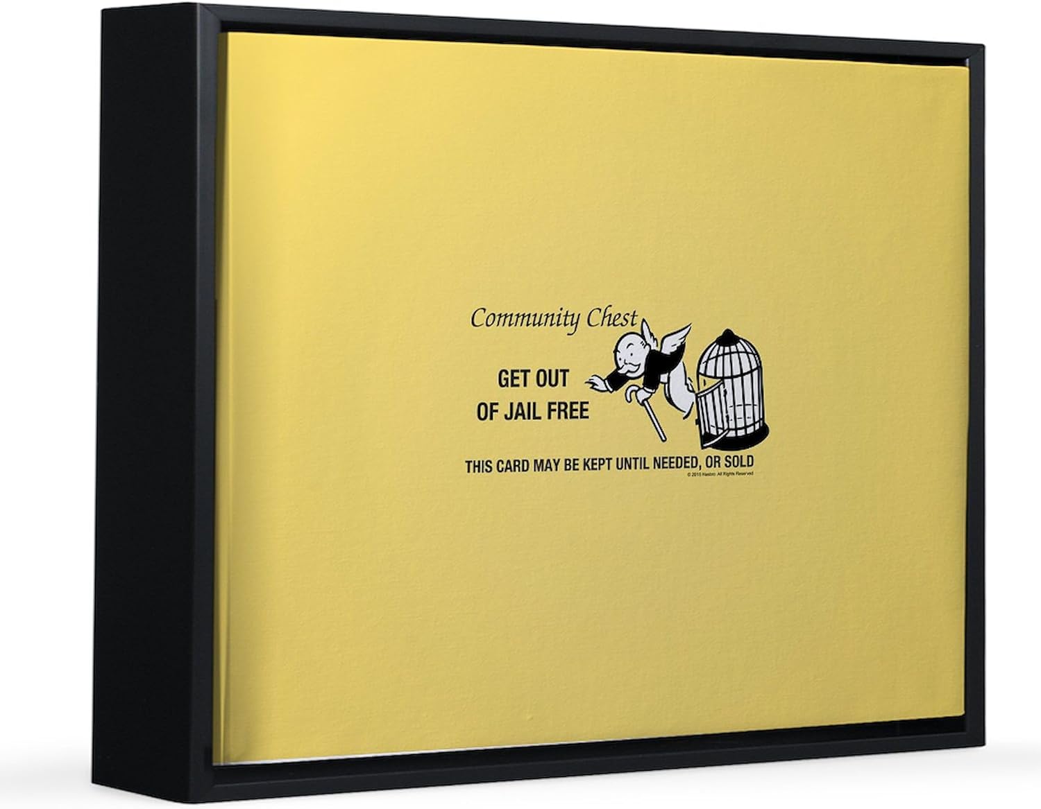 CafePress Monopoly Get Out of Jail Free 8x10 Canvas Print