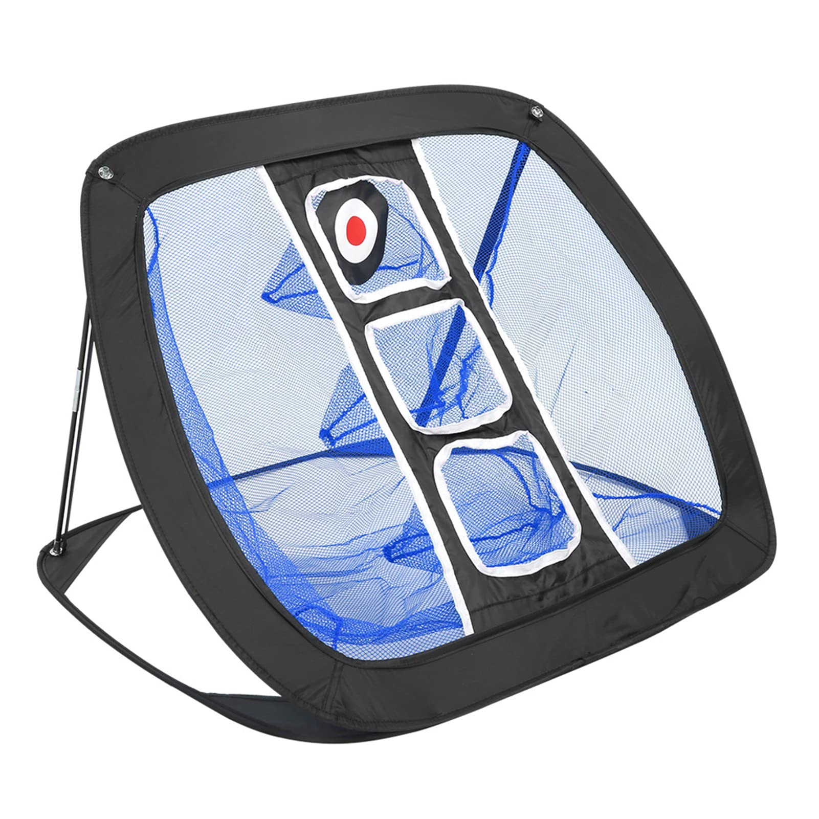 Rete Pratica Golf Tennis Portatile Pieghevole Nero+Blu
