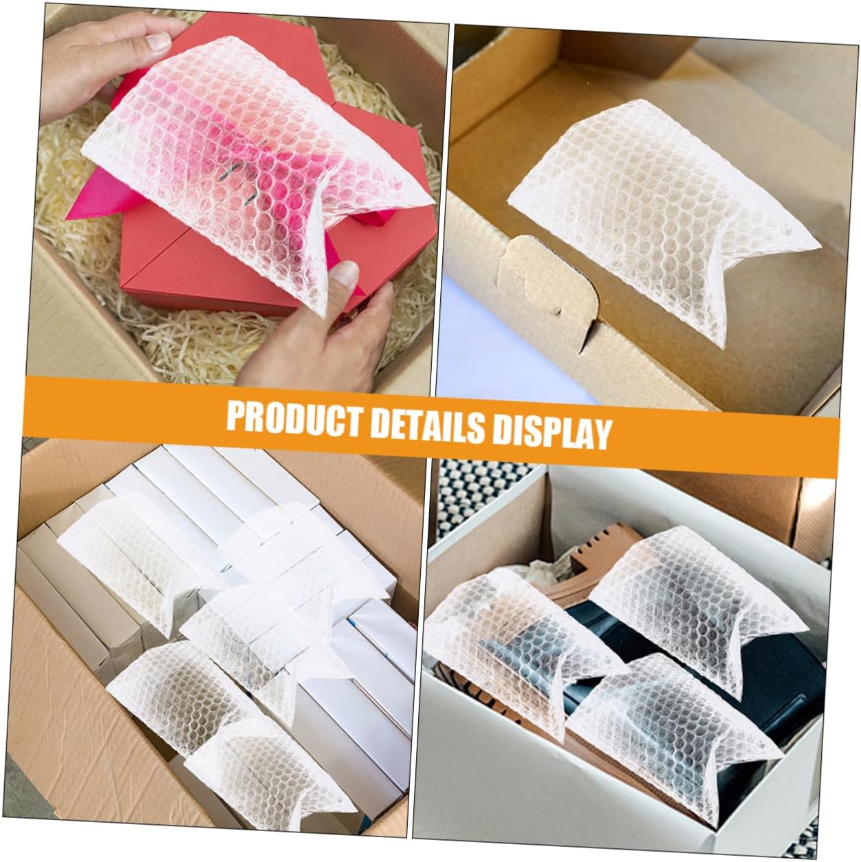 200pcs Bubble Pouches for Packing Shipping Pouches Shockproof Protection for Jewelry Electronics