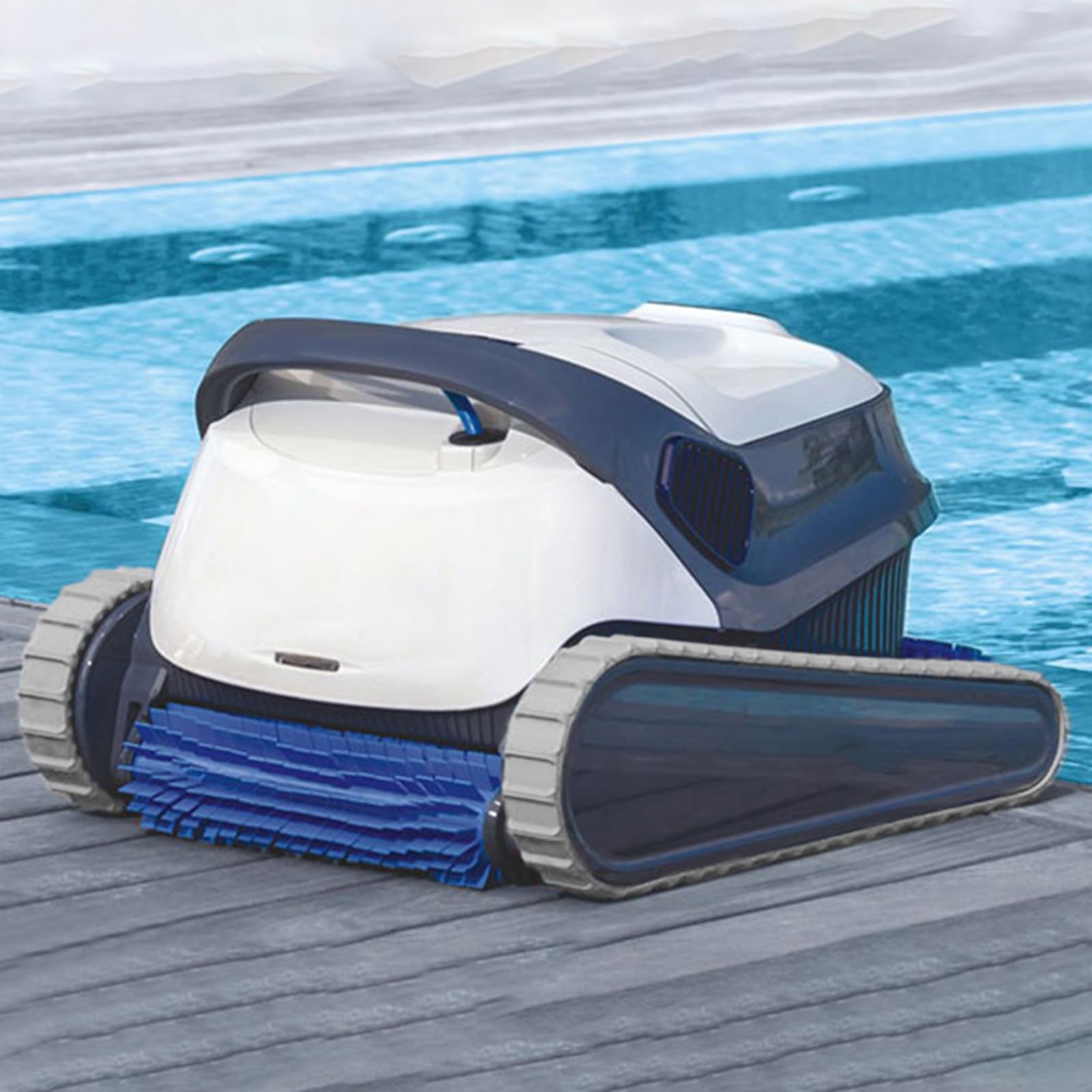 ACAREY 9983152-R2-Schiene für Poolroboter Akku Wand und Boden, Ersatzteile für Maytronics Dolphin, Pool Roboter Zubehör, Poolsauger Riemen, Saugroboter Fließband