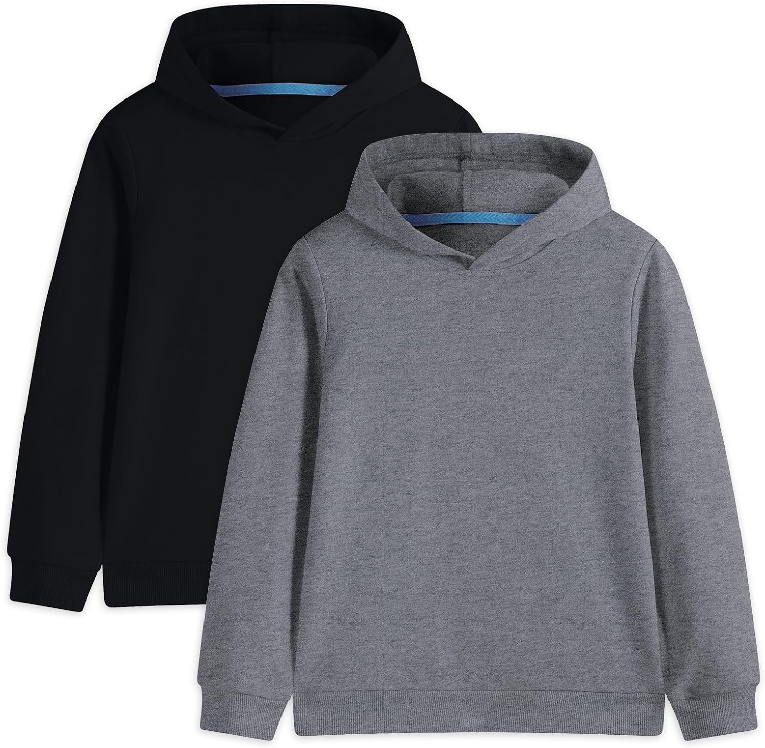 2 Pack Cotton Kids Hoodies Light Weight Sweatshirts (Thin) Boys Girls Fall Spring L...