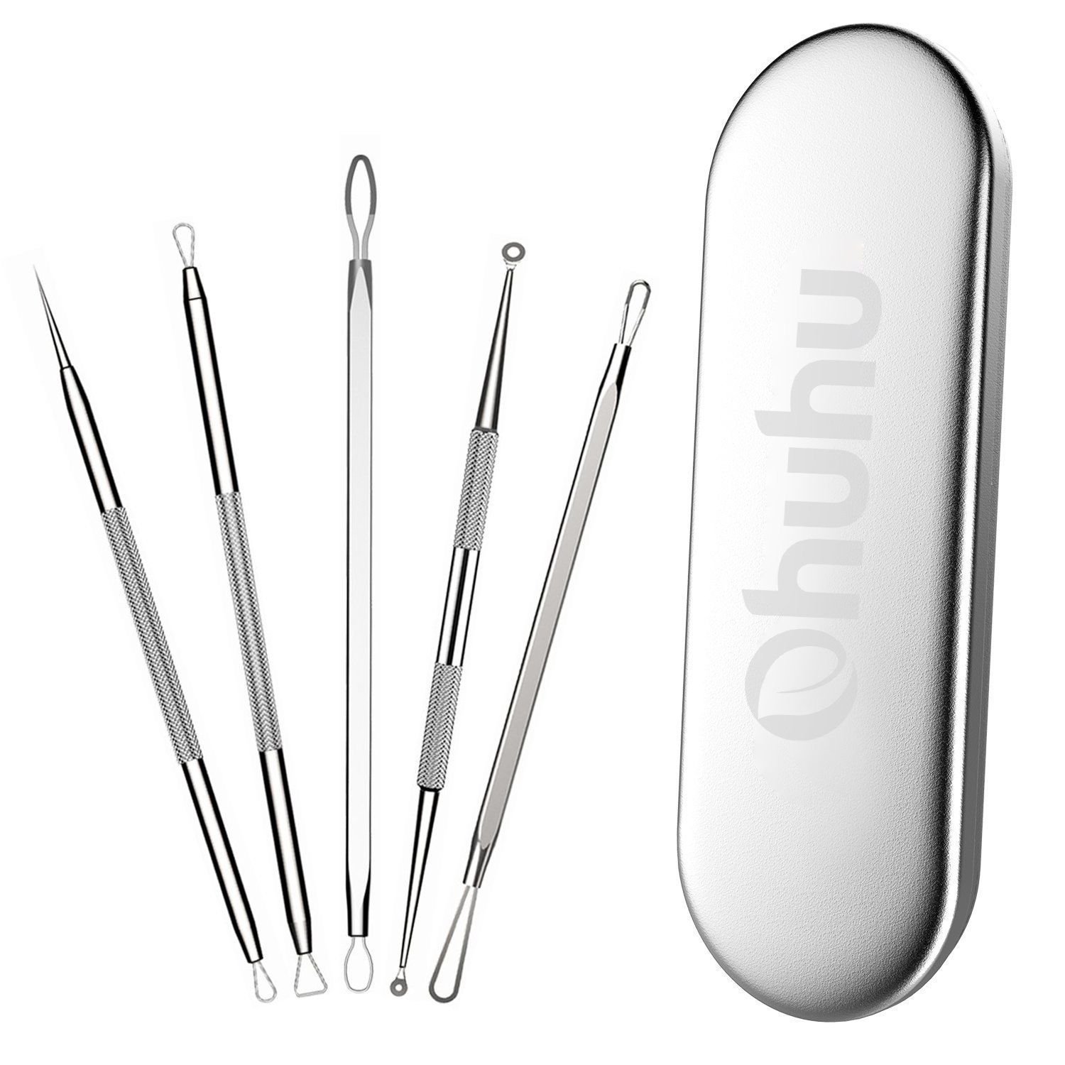Blackhead Removal Tool Ohuhu 5 PCS Remover Extractor Tool Kit Set for