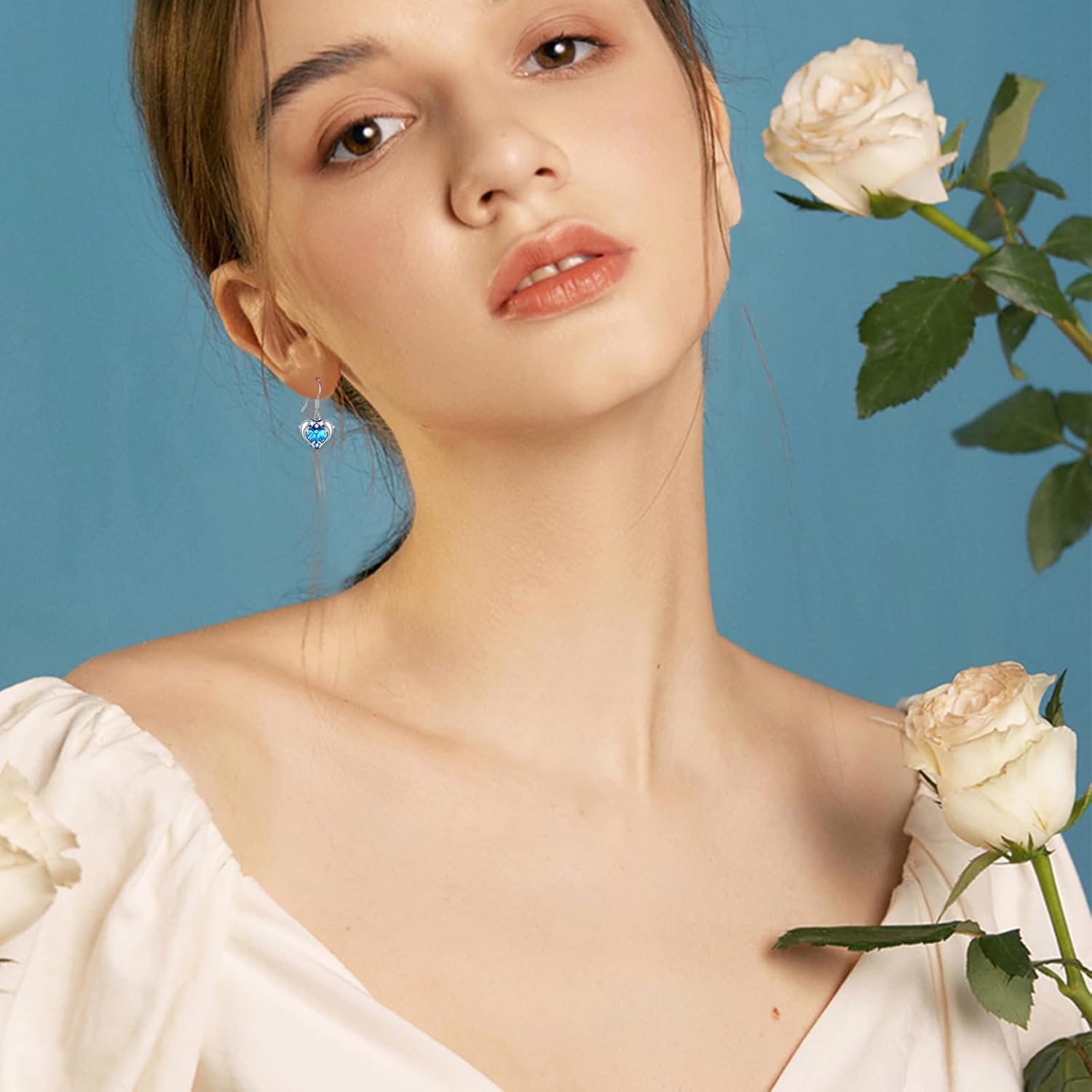 Sterling Silver Wave Dolphin Earrings - Women's Stud Earrings, Perfect Gifts for Dolphin Lovers