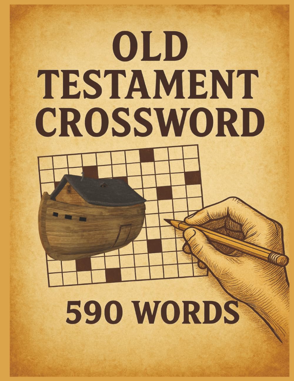 Old Testament Crossword: Crossword Puzzles about OT Bible Books, Scripture Characters, Places and More | 8.5x11 inches 122 Pages 59 Puzzles Gifts for Christians
