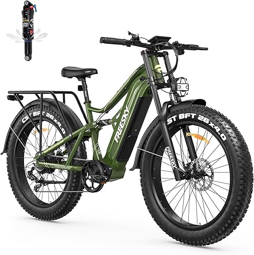 Vista 10 de FREESKY Bicicleta eléctrica BAFANG de 2500 W para adultos, 48 V 30 Ah Samsung Cells batería extraíble Ebike 120 millas, 38+MPH, 26 pulgadas Fat Tire