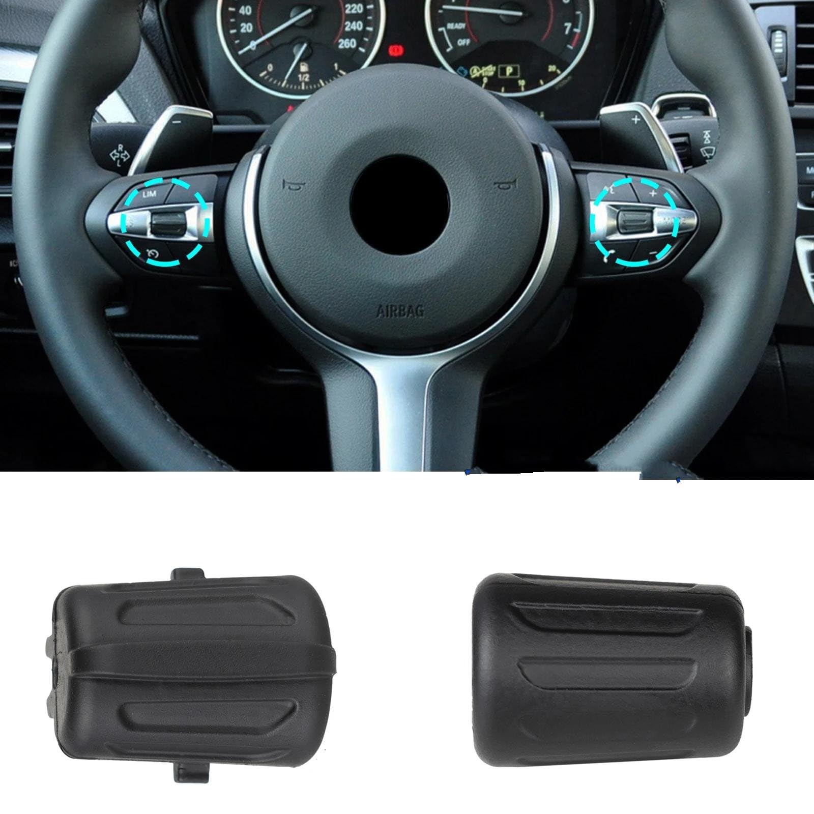 Lot De 10 Boutons De Volant De Rechange Pour BMW - Compatible F30, F10, F20 Et Autres Modèles