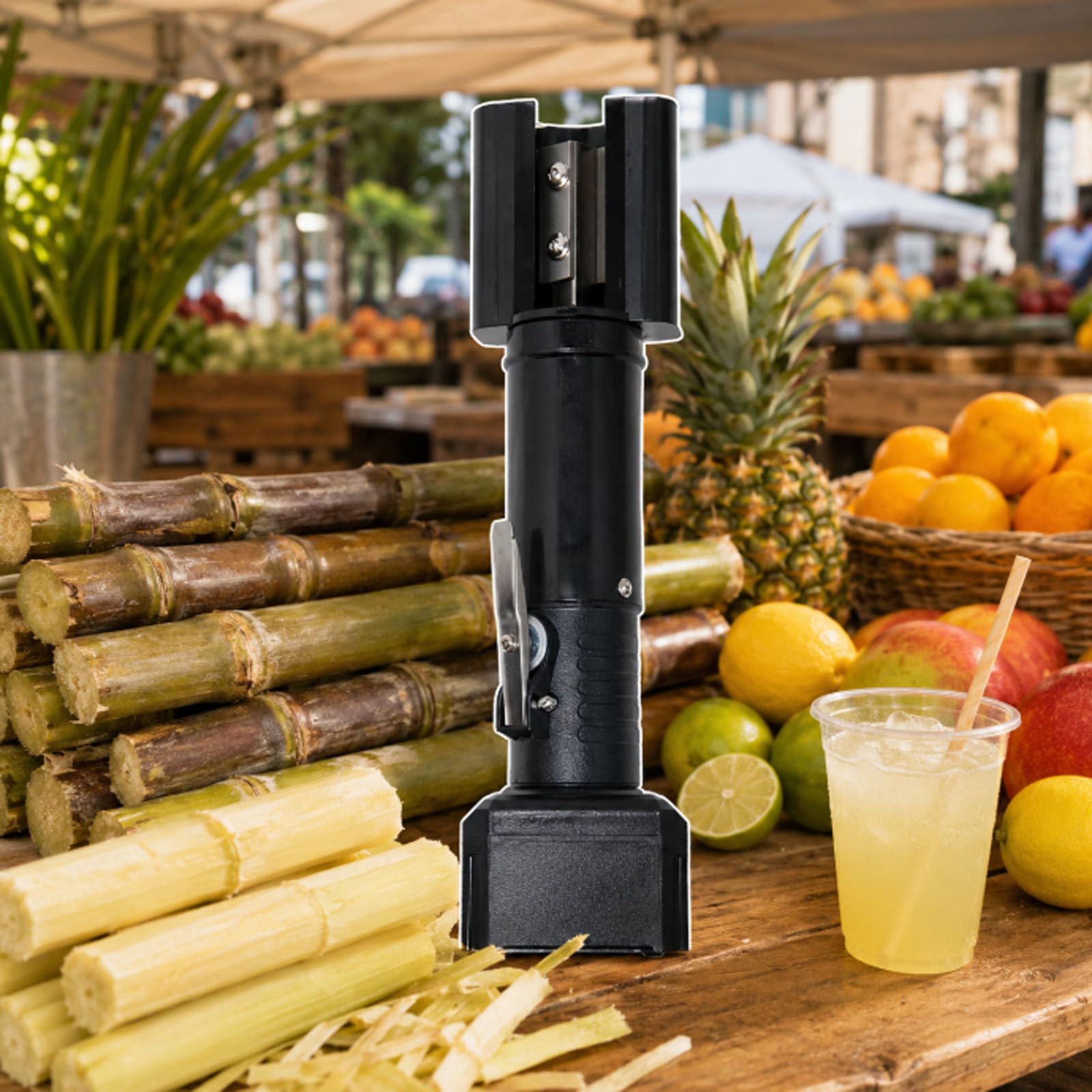 GYKOZY Automatic Sugarcane Peeler, Sugar Cane Scraping Machine, Electric Sugarcane Peeling Machine, Copper Motor, 6h Battery Life, Multi-Use For Winter Melon