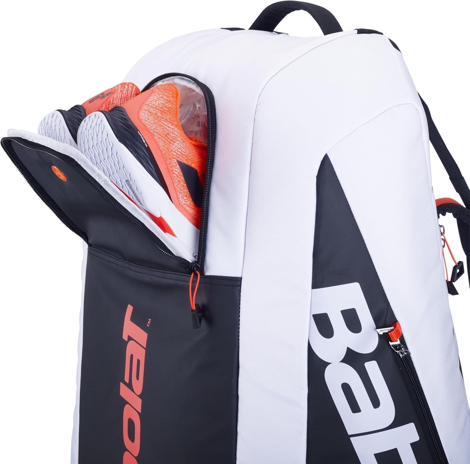 Babolat Pure Strike 4th Gen12 Racquet Tennis Bag (White/Red)