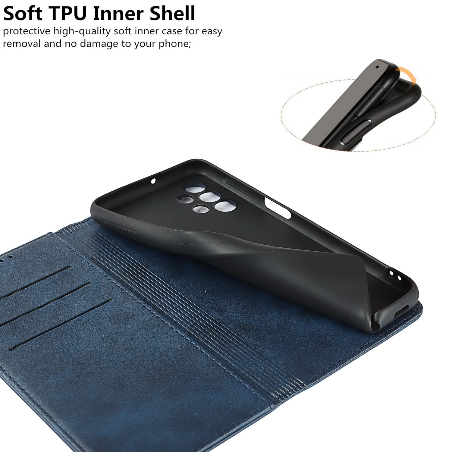 Amazon.com: iCoverCase for Samsung Galaxy A32 5G Wallet Case with