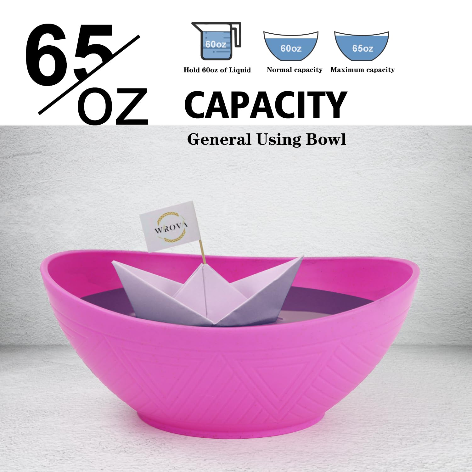 Wrova Wheat Straw Dessert Bowls 10oz Set Of 8 - Unbreakable Snack Bowls For Kids - Mini Bowls For Ice Cream,Snack And Fruits - Microwave & Dishwasher Safe Appetizer Bowl Sets