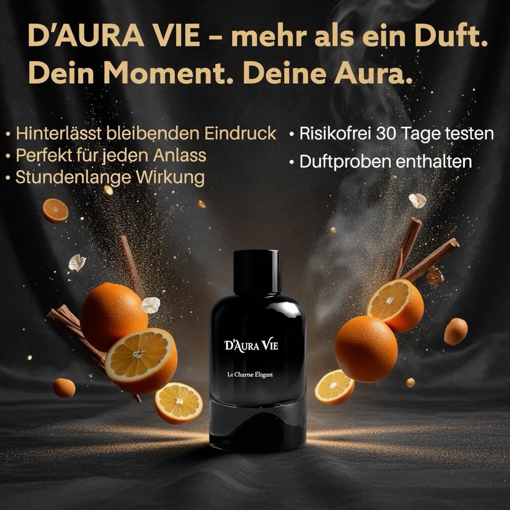 D’Aura Vie, Le Charme Élégant, Hochwertiger Duft für den Mann