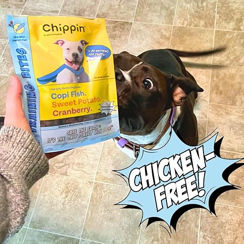 Miniatura 6 de Chippin Golosinas de entrenamiento para perros de pescado y batata (5 onzas, 1 paquete)  Golosinas naturales bajas en grasa y bajas en calorías