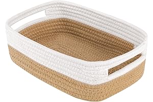 Natural Cotton Woven Basketry: Embrace Organizational Bliss in Your Home