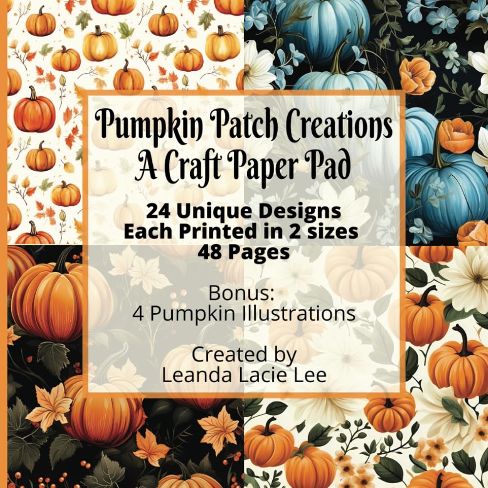 Papier craft Pumpkin Patch créatif avec 24 designs d'automne pour scrapbooking