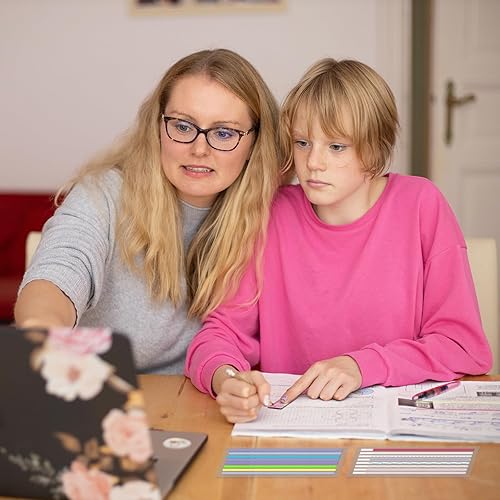 Miniatura 7 de BAYTORY 1280 tiras transparentes para resaltar, juego de cinta iluminadora para anotar libros, notas adhesivas largas transparentes, marcadores de