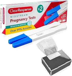 Pack of 2 Early Detection Pregnancy Test Kit and Disposable Fragranced ...