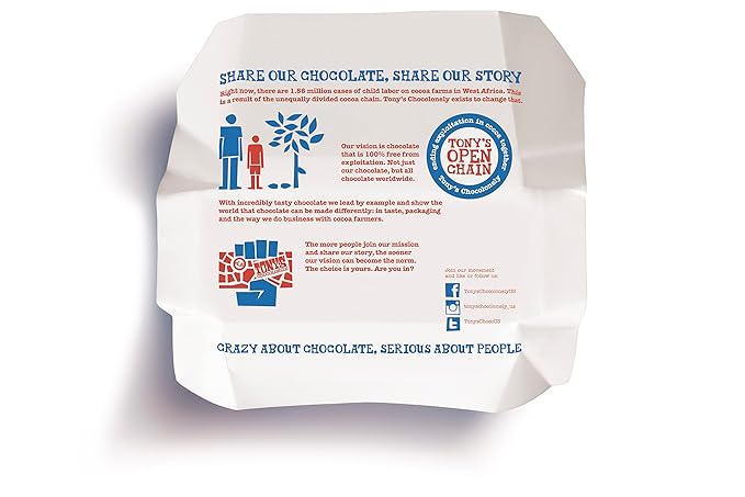 Tableta de Chocolate Oscuro 70% Tony's Chocolonely, Pack de 15 miniatura 2