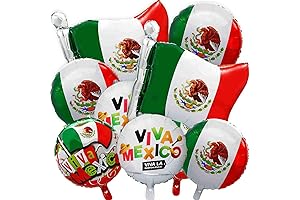 20 Pcs Mexican Independence Day Party Decorations Kit for Viva Mexico
